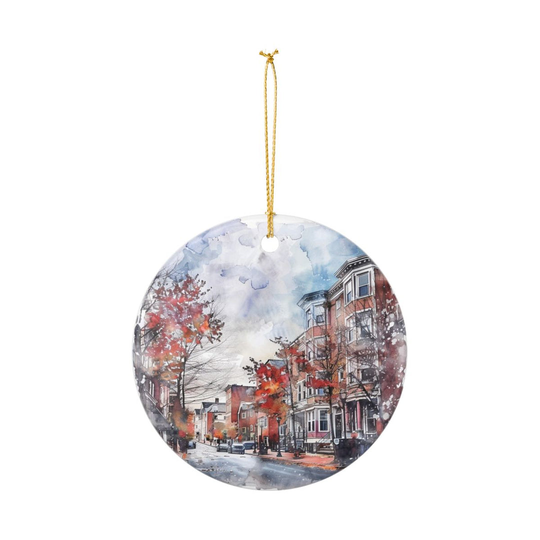 Peabody Massachusetts Ornament: Unique Peabody Massachusetts Souvenir, Peabody Massachusetts Xmas Decor, and Authentic Peabody Massachusetts Gift
