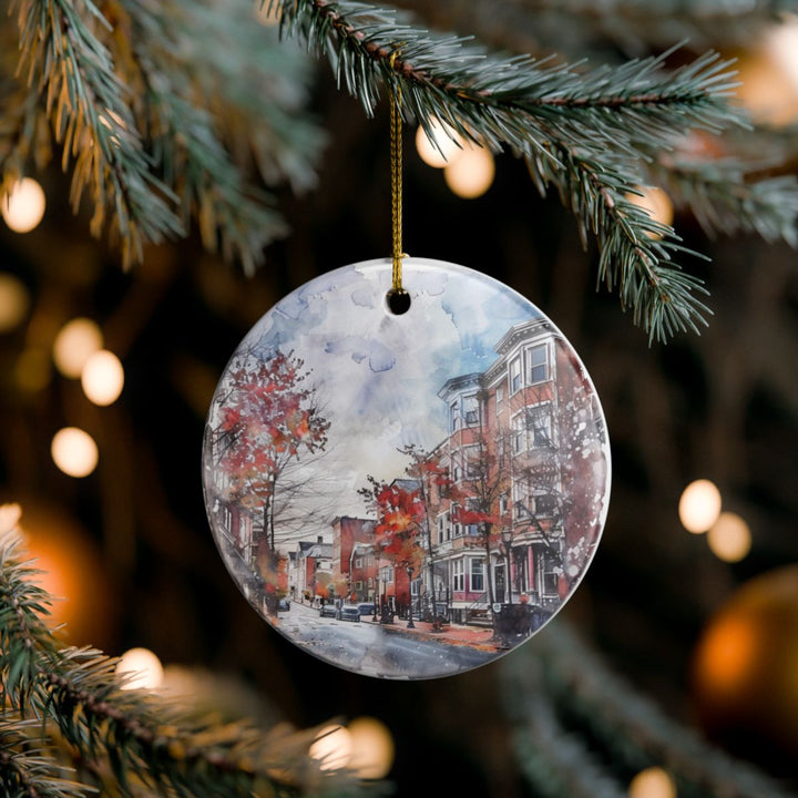 Peabody Massachusetts Ornament: Unique Peabody Massachusetts Souvenir, Peabody Massachusetts Xmas Decor, and Authentic Peabody Massachusetts Gift