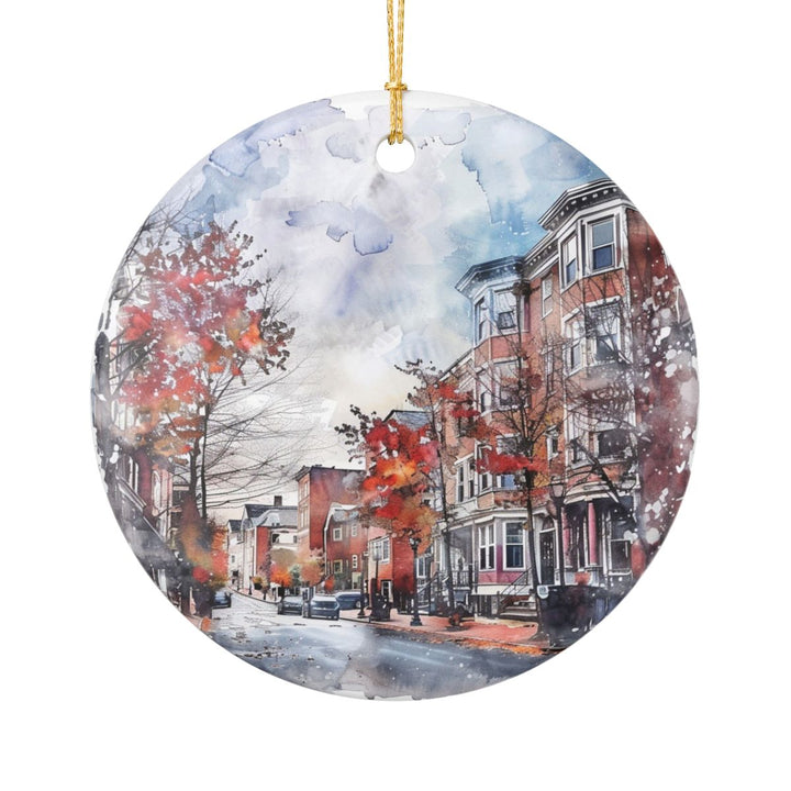 Peabody Massachusetts Ornament: Unique Peabody Massachusetts Souvenir, Peabody Massachusetts Xmas Decor, and Authentic Peabody Massachusetts Gift