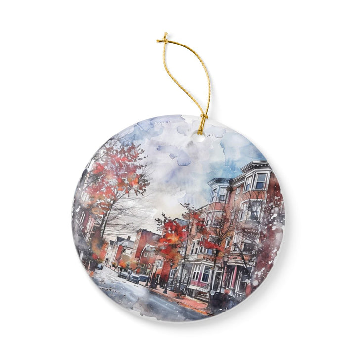 Peabody Massachusetts Ornament: Unique Peabody Massachusetts Souvenir, Peabody Massachusetts Xmas Decor, and Authentic Peabody Massachusetts Gift