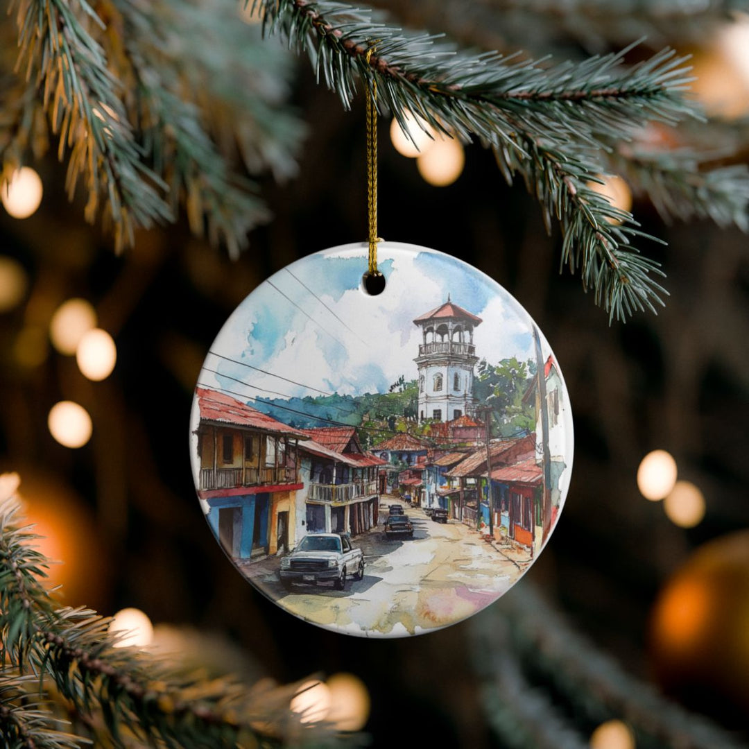 Pedasí Panama Ornament: Unique Pedasí Panama Souvenir, Pedasí Panama Xmas Decor, and Authentic Pedasí Panama Gift