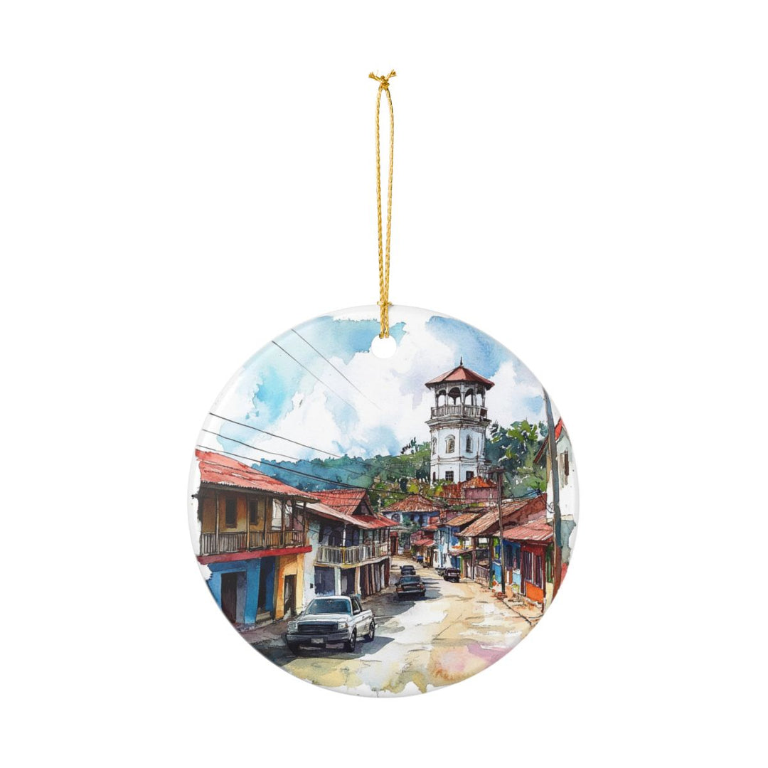 Pedasí Panama Ornament: Unique Pedasí Panama Souvenir, Pedasí Panama Xmas Decor, and Authentic Pedasí Panama Gift