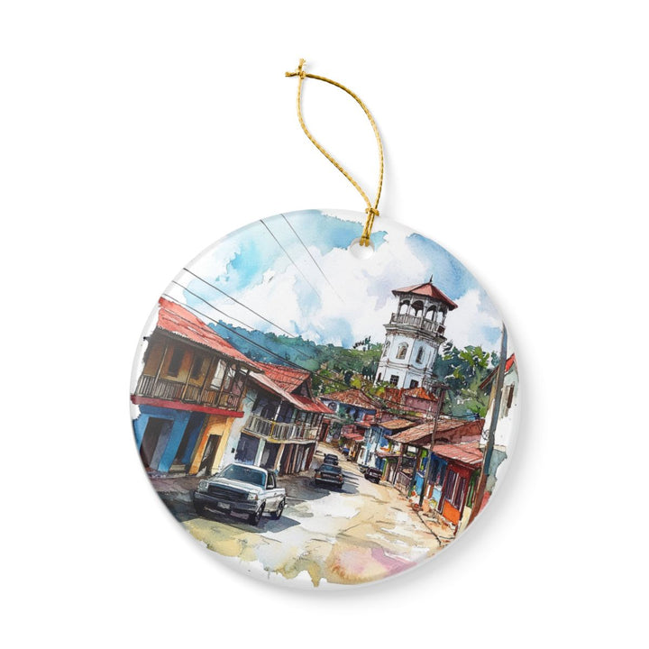 Pedasí Panama Ornament: Unique Pedasí Panama Souvenir, Pedasí Panama Xmas Decor, and Authentic Pedasí Panama Gift