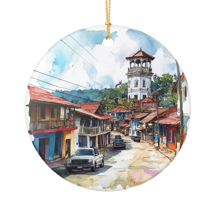 Pedasí Panama Ornament: Unique Pedasí Panama Souvenir, Pedasí Panama Xmas Decor, and Authentic Pedasí Panama Gift