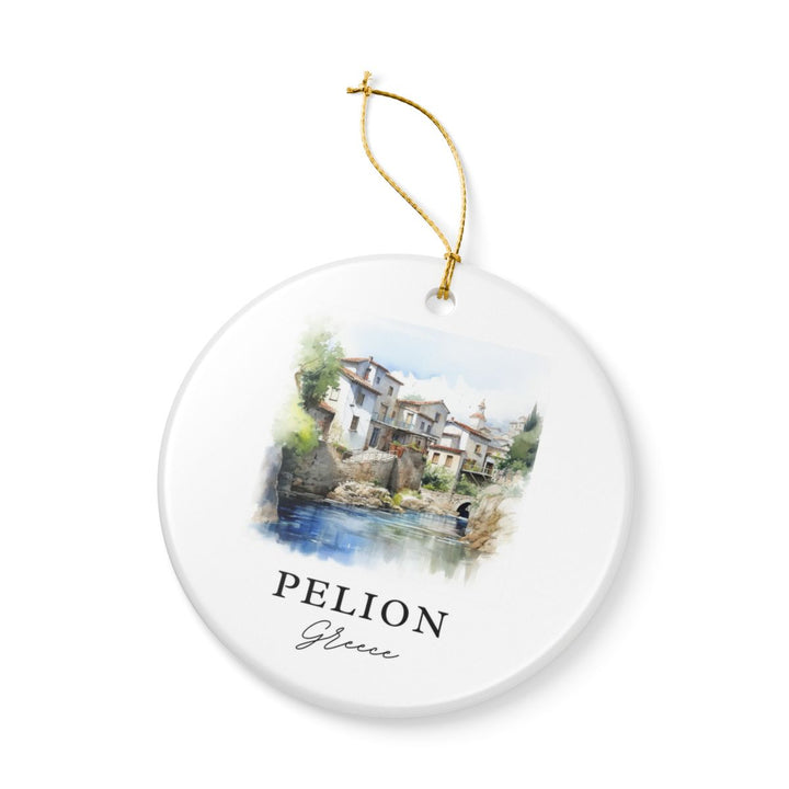 Pelion Greece Ornament: Unique Pelion Souvenir, Pelion Greece Xmas Decor, and Authentic Pelion Gift