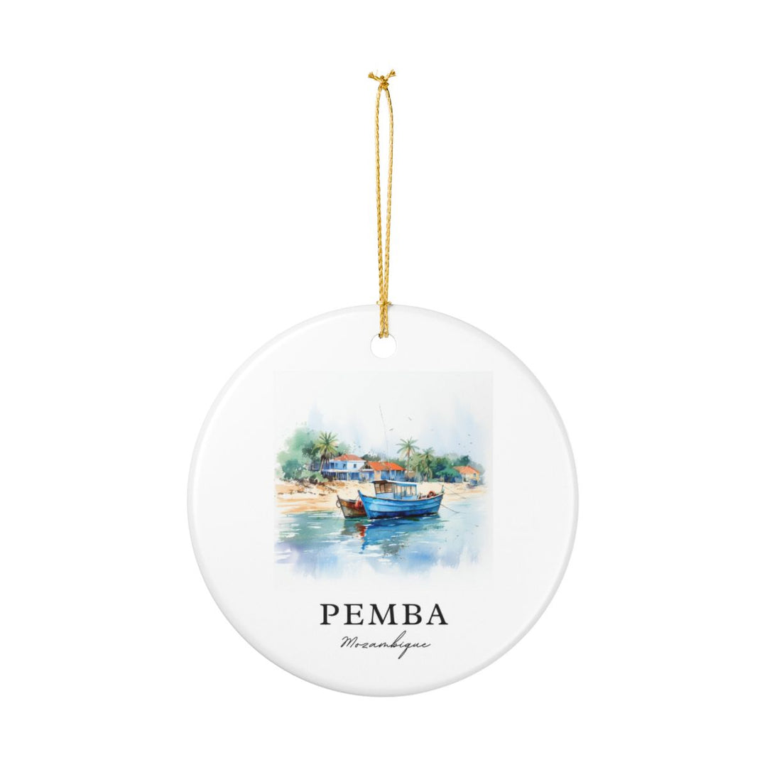 Pemba Mozambique Ornament: Unique Pemba Mozambique Souvenir, Pemba Mozambique Xmas Decor, and Authentic Pemba Mozambique Gift