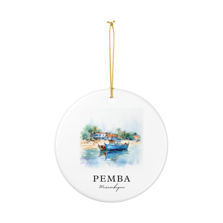 Pemba Mozambique Ornament: Unique Pemba Mozambique Souvenir, Pemba Mozambique Xmas Decor, and Authentic Pemba Mozambique Gift