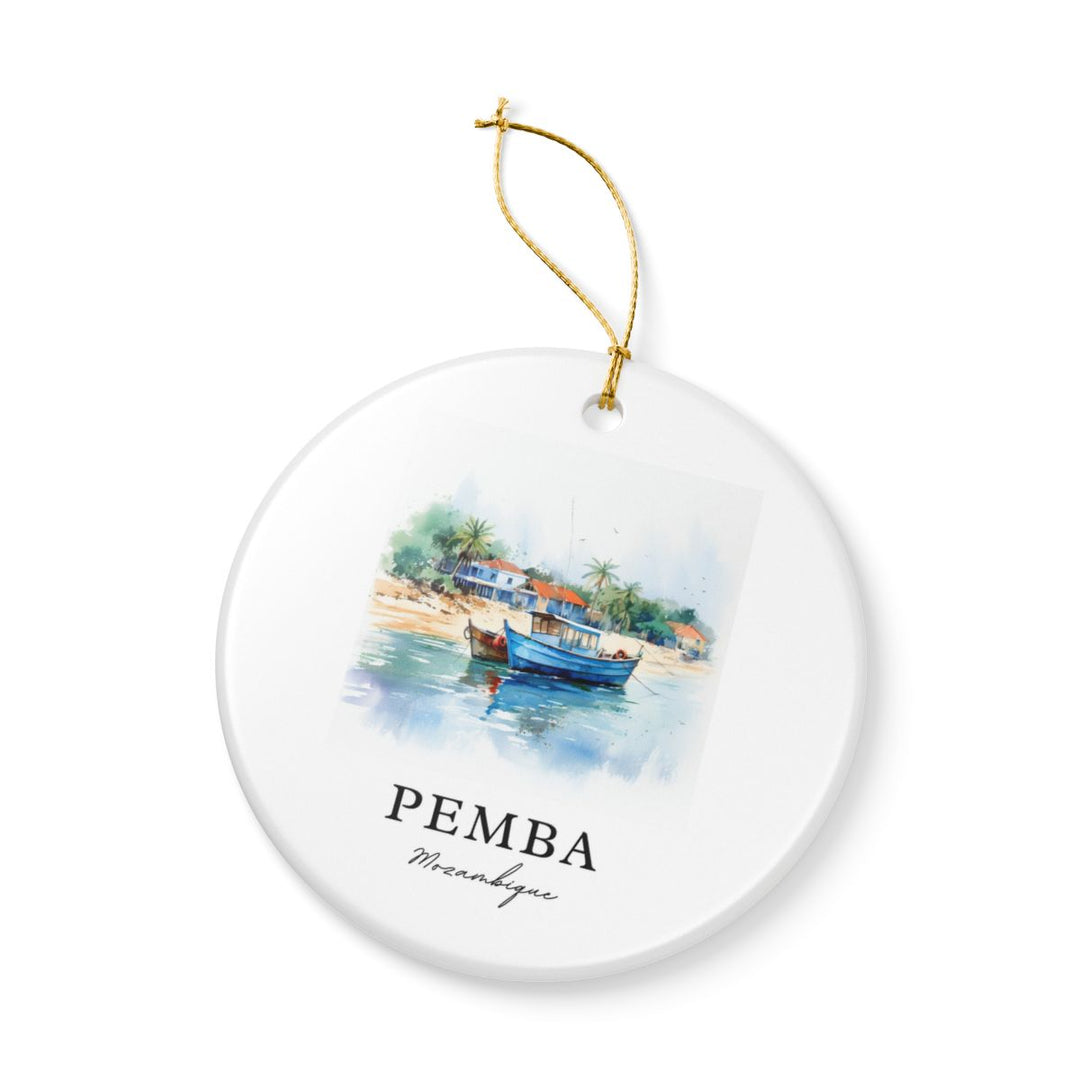 Pemba Mozambique Ornament: Unique Pemba Mozambique Souvenir, Pemba Mozambique Xmas Decor, and Authentic Pemba Mozambique Gift