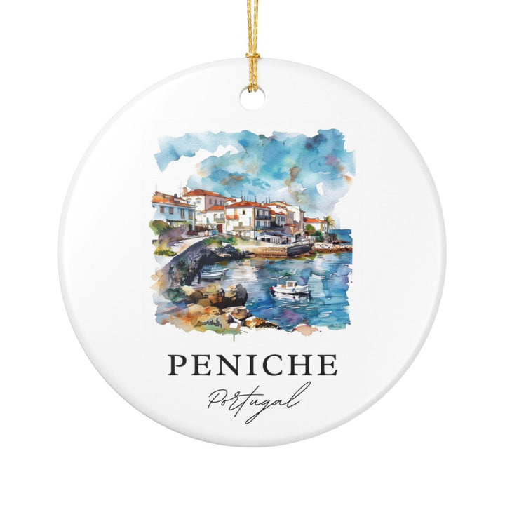 Peniche Portugal Ornament: Unique Peniche Souvenir, Peniche Portugal Xmas Decor, and Authentic Peniche Gift