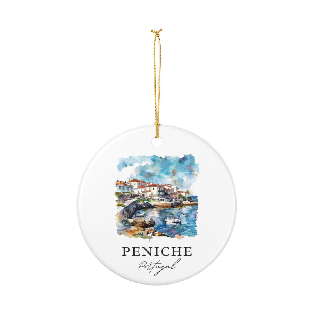 Peniche Portugal Ornament: Unique Peniche Souvenir, Peniche Portugal Xmas Decor, and Authentic Peniche Gift