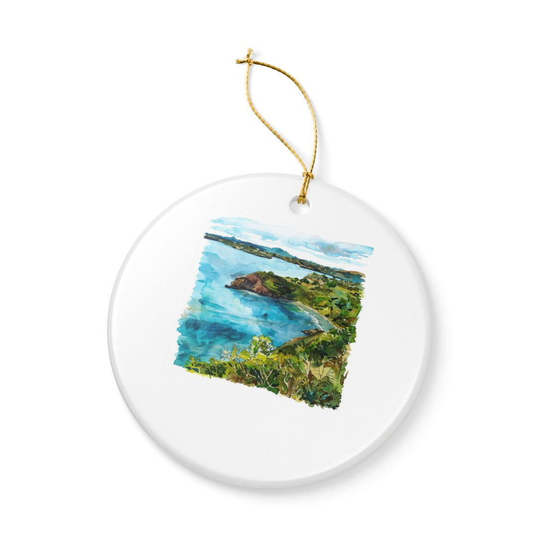 Peninsula Papagayo Costa Rica Ornament: Unique Peninsula Papagayo Souvenir, Peninsula Papagayo Costa Rica Xmas Decor, and Authentic Peninsula Papagayo Gift