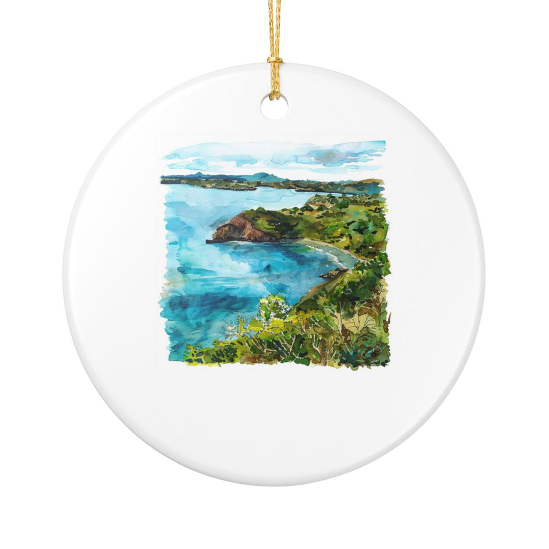 Peninsula Papagayo Costa Rica Ornament: Unique Peninsula Papagayo Souvenir, Peninsula Papagayo Costa Rica Xmas Decor, and Authentic Peninsula Papagayo Gift