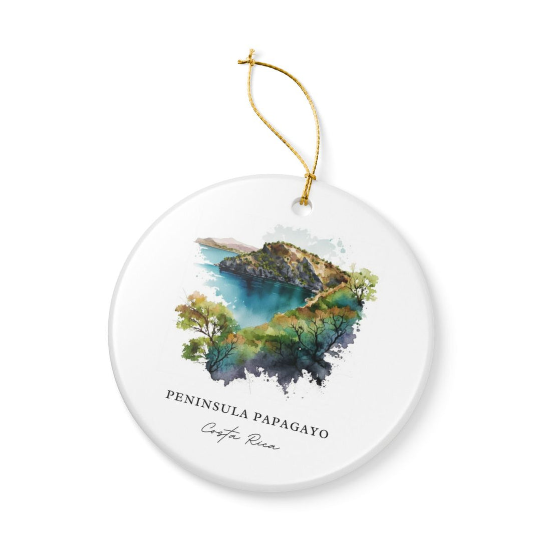 Peninsula Papagayo Costa Rica Ornament: Unique Peninsula Papagayo Souvenir, Peninsula Papagayo Xmas Decor, and Authentic Peninsula Papagayo Gift