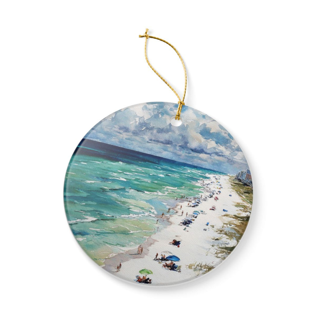 Pensacola Beach Florida USA Ornament: Unique Pensacola Beach Souvenir, Pensacola Beach Florida Xmas Decor, and Authentic Pensacola Beach Gift