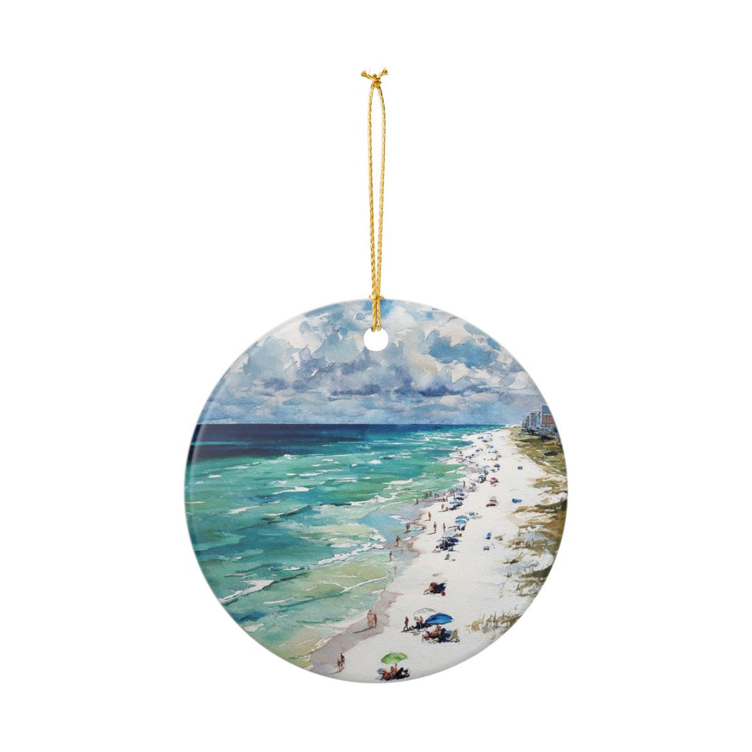 Pensacola Beach Florida USA Ornament: Unique Pensacola Beach Souvenir, Pensacola Beach Florida Xmas Decor, and Authentic Pensacola Beach Gift