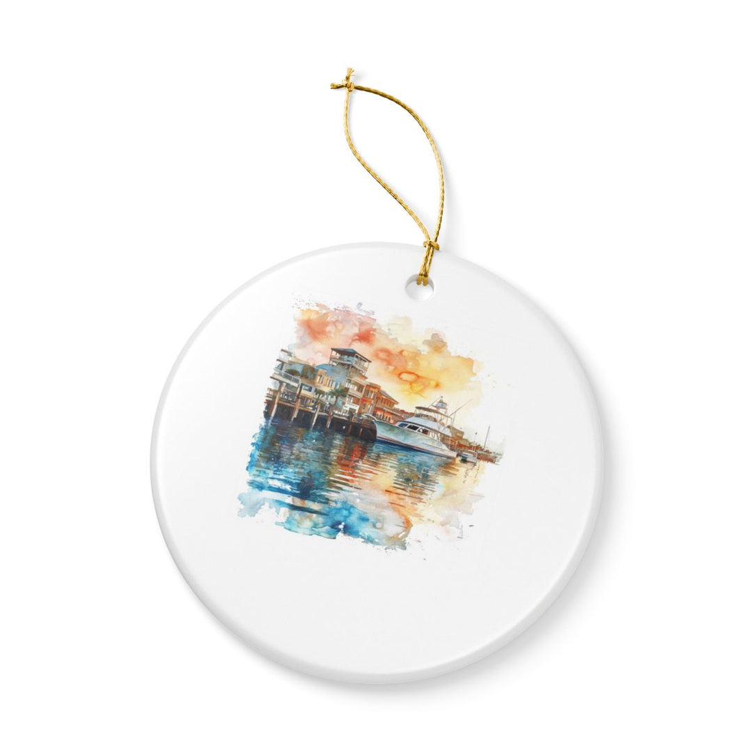Pensacola Florida Ornament: Unique Pensacola Souvenir, Pensacola Florida Xmas Decor, and Authentic Pensacola Gift