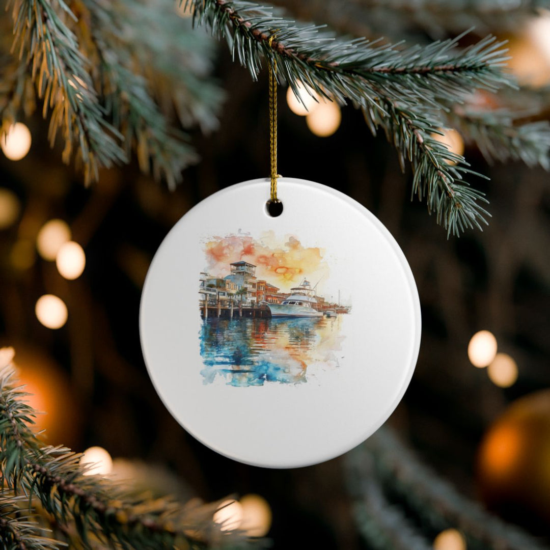 Pensacola Florida Ornament: Unique Pensacola Souvenir, Pensacola Florida Xmas Decor, and Authentic Pensacola Gift