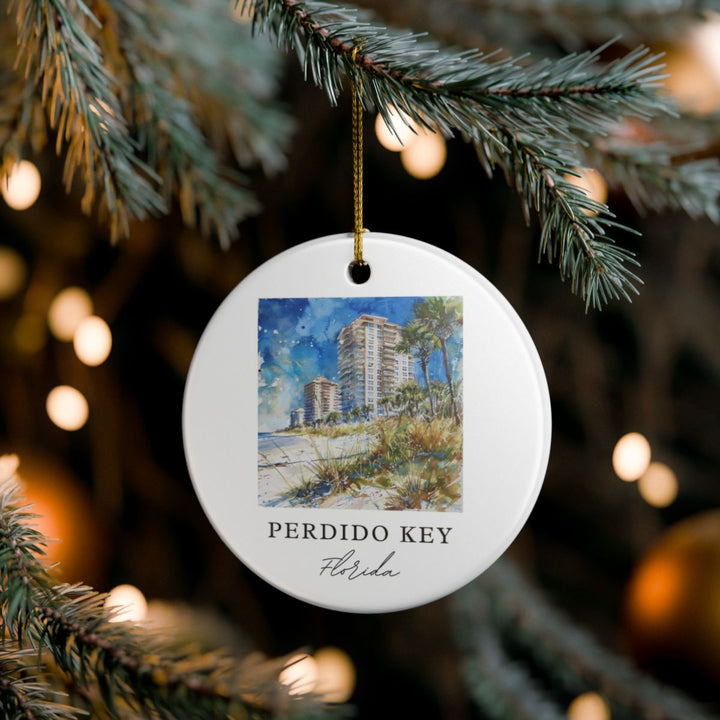 Perdido Key Florida Florida Ornament: Unique Perdido Key Souvenir, Perdido Key Florida Xmas Decor, and Authentic Perdido Key Gift