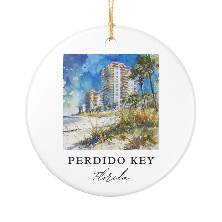 Perdido Key Florida Florida Ornament: Unique Perdido Key Souvenir, Perdido Key Florida Xmas Decor, and Authentic Perdido Key Gift