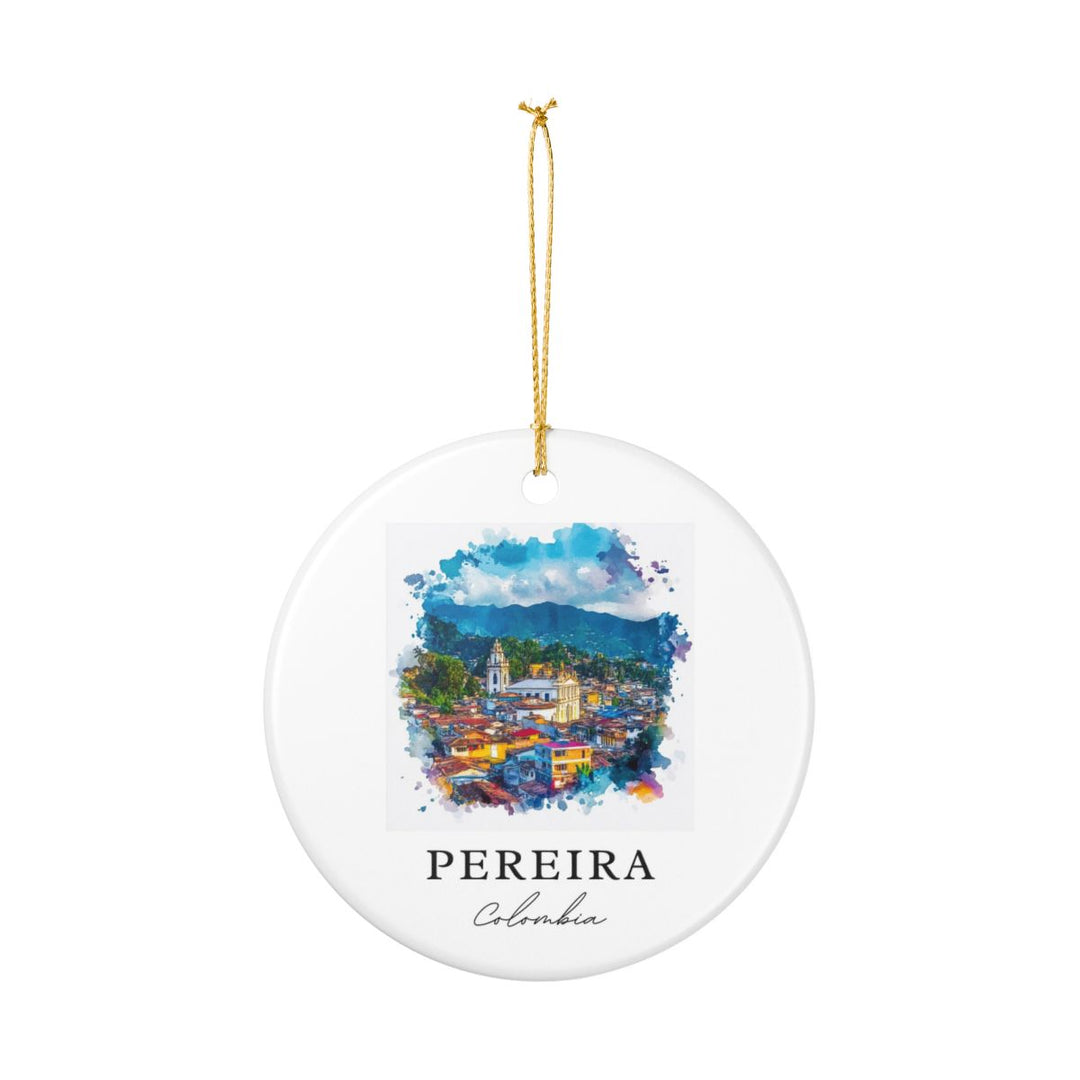 Pereira Colombia Ornament: Unique Pereira Souvenir, Pereira Colombia Xmas Decor, and Authentic Pereira Gift