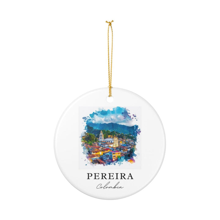 Pereira Colombia Ornament: Unique Pereira Souvenir, Pereira Colombia Xmas Decor, and Authentic Pereira Gift