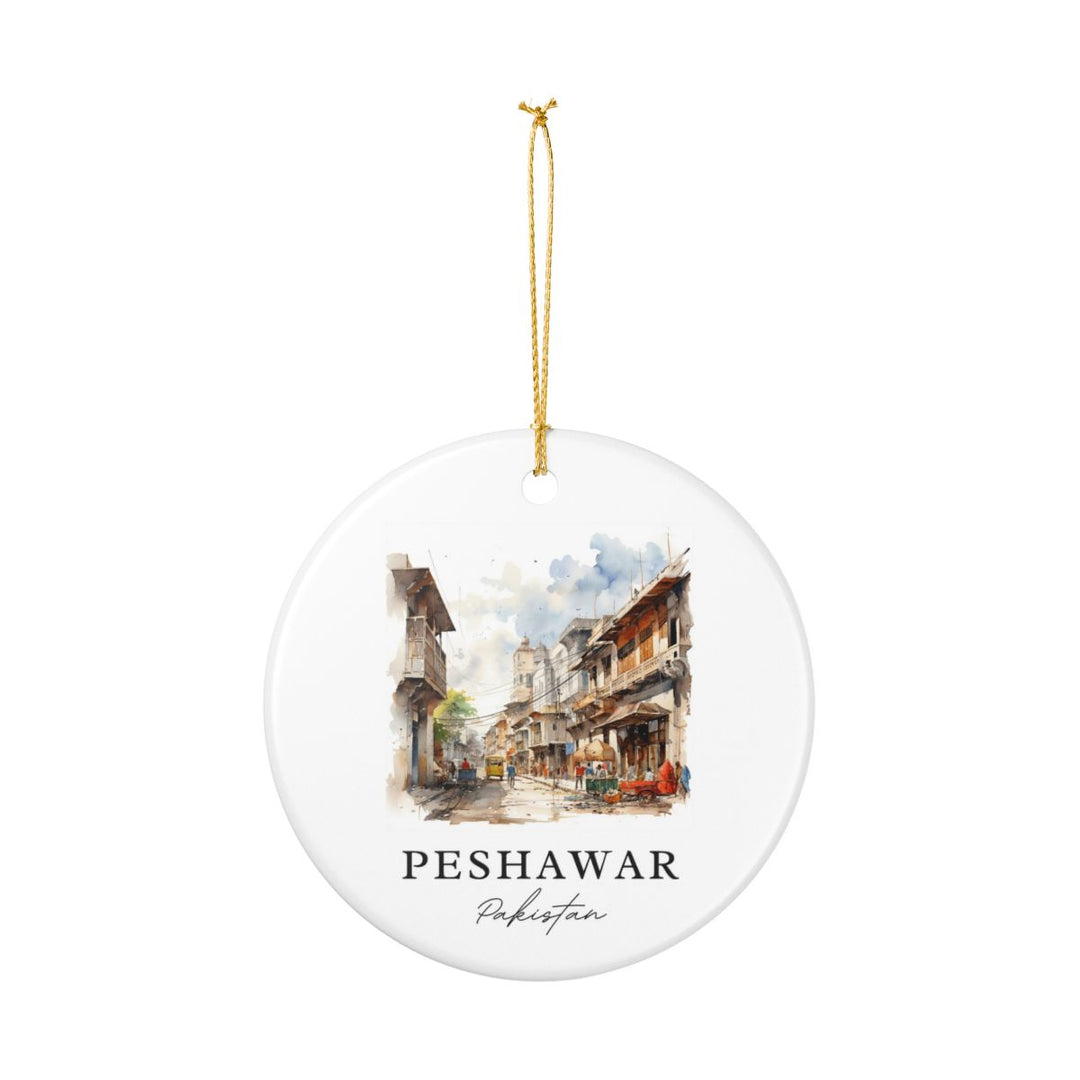 Peshawar Ornament: Unique Peshawar Souvenir, Peshawar Xmas Decor, and Authentic Peshawar Gift
