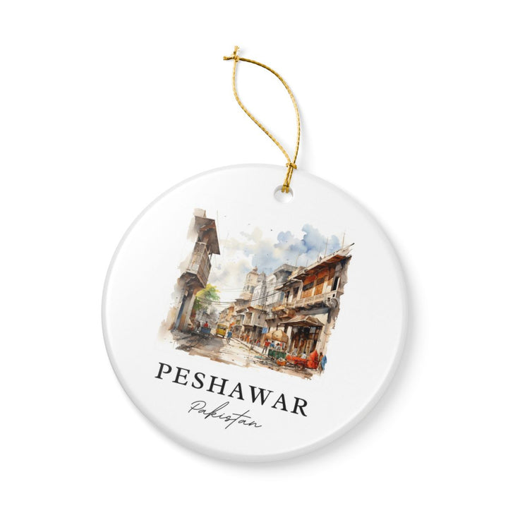 Peshawar Ornament: Unique Peshawar Souvenir, Peshawar Xmas Decor, and Authentic Peshawar Gift