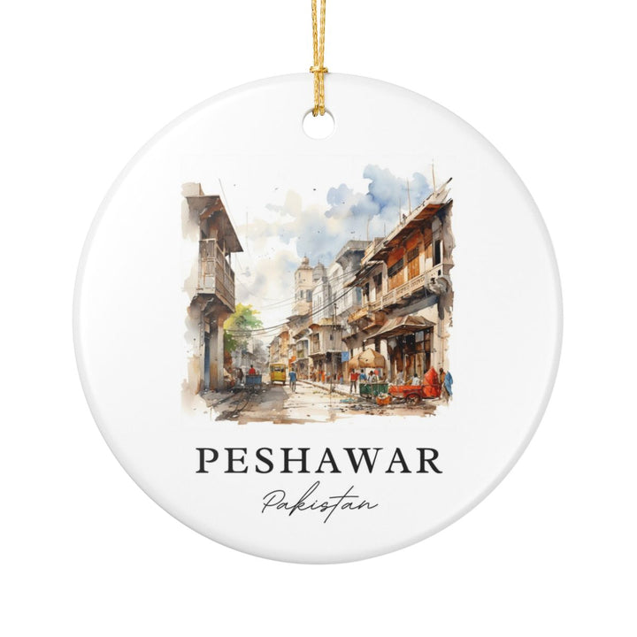 Peshawar Ornament: Unique Peshawar Souvenir, Peshawar Xmas Decor, and Authentic Peshawar Gift
