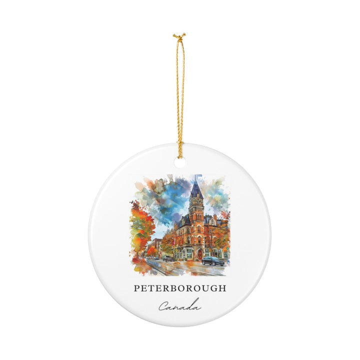 Peterborough Canada Ornament: Unique Peterborough Souvenir, Peterborough Canada Xmas Decor, and Authentic Peterborough Gift