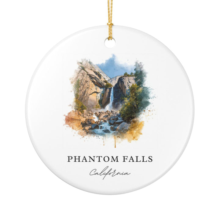 Phantom Falls California USA Ornament: Unique Phantom Falls Souvenir, Phantom Falls California Xmas Decor, and Authentic Phantom Falls Gift