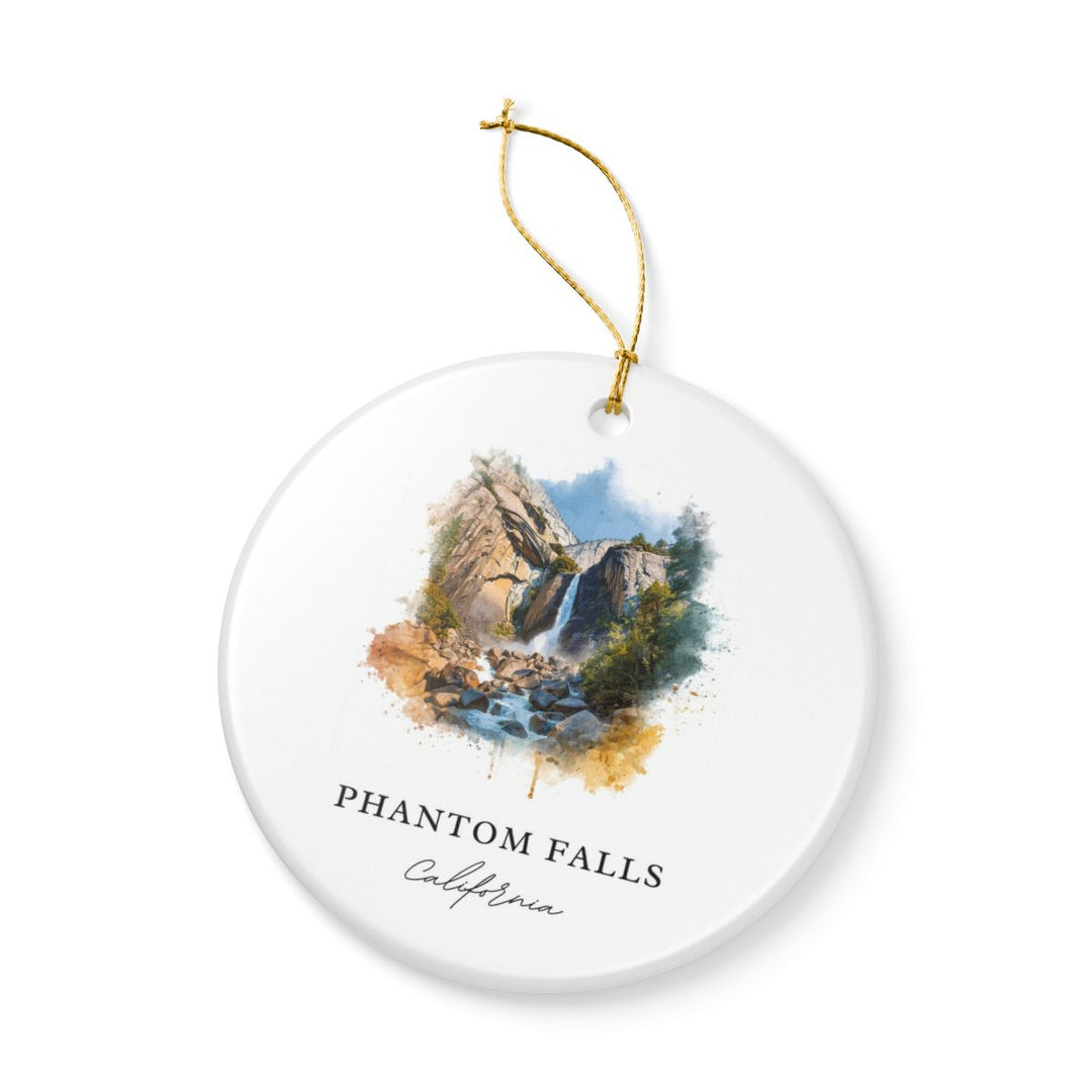 Phantom Falls California USA Ornament: Unique Phantom Falls Souvenir, Phantom Falls California Xmas Decor, and Authentic Phantom Falls Gift