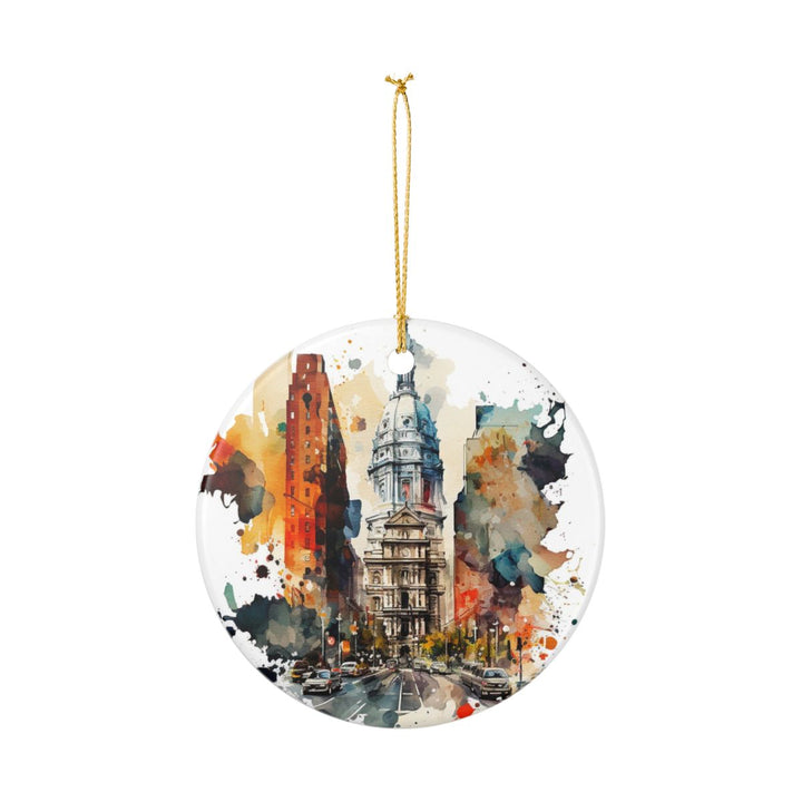 Philadelphia Pennsylvania USA Ornament: Unique Philadelphia Souvenir, Philadelphia Pennsylvania Xmas Decor, and Authentic Philadelphia Gift