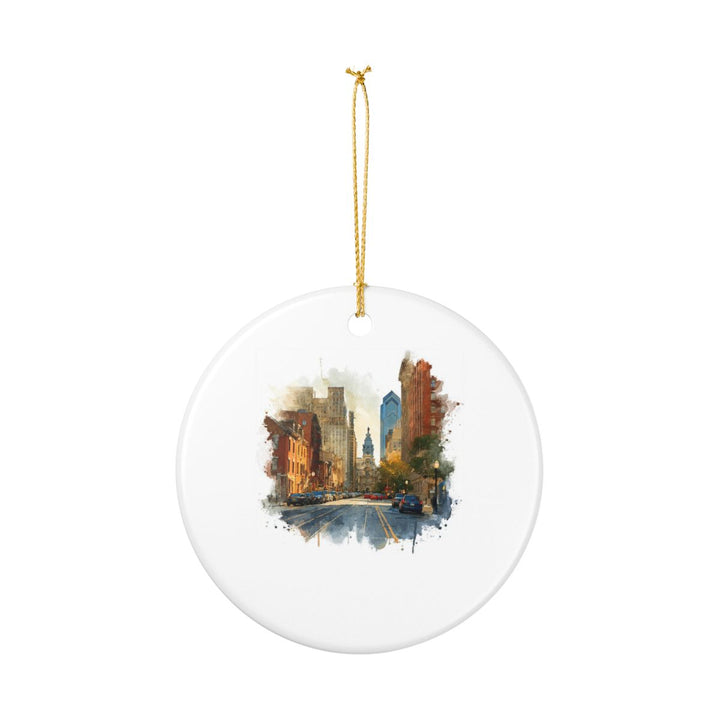 Philadelphia Pennsylvania USA Ornament: Unique Philadelphia Souvenir, Philadelphia Pennsylvania Xmas Decor, and Authentic Philadelphia Gift