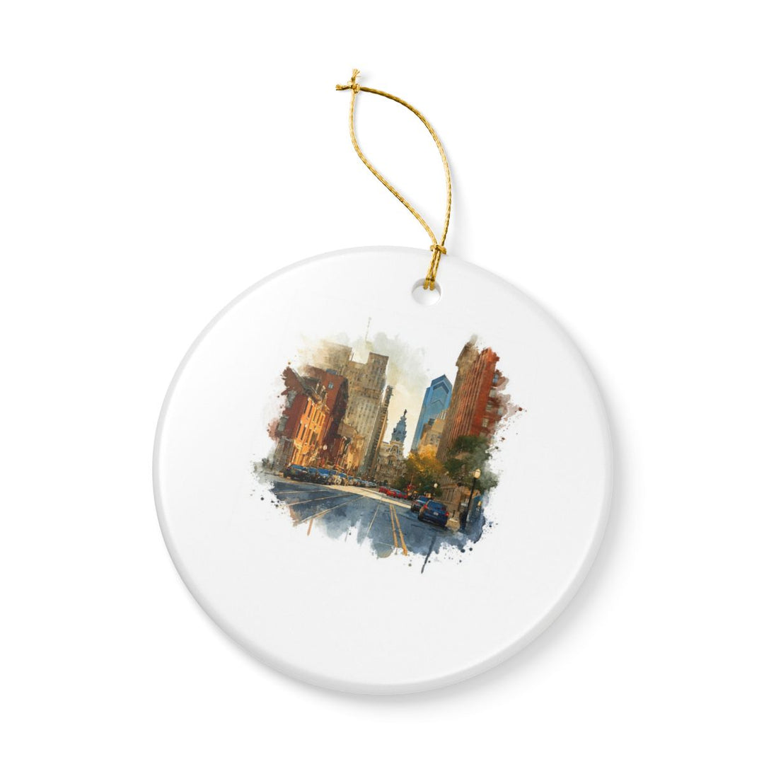 Philadelphia Pennsylvania USA Ornament: Unique Philadelphia Souvenir, Philadelphia Pennsylvania Xmas Decor, and Authentic Philadelphia Gift