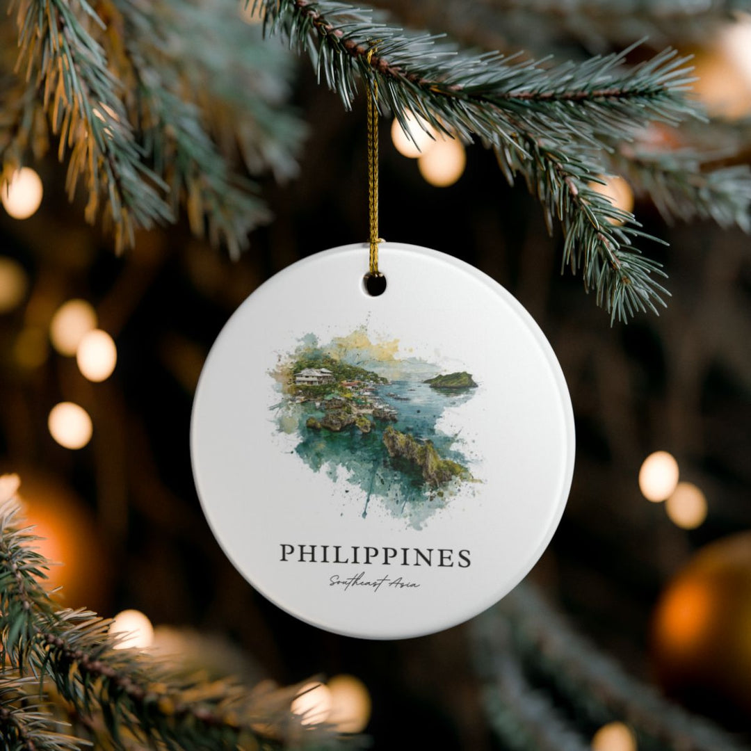 Philippines Ornament: Unique Philippines Souvenir, Philippines Xmas Decor, and Authentic Philippines Gift