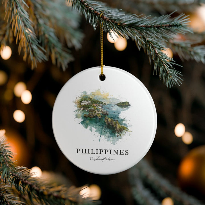 Philippines Ornament: Unique Philippines Souvenir, Philippines Xmas Decor, and Authentic Philippines Gift