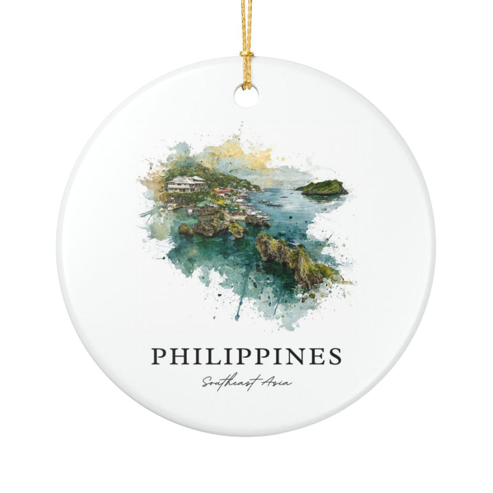 Philippines Ornament: Unique Philippines Souvenir, Philippines Xmas Decor, and Authentic Philippines Gift