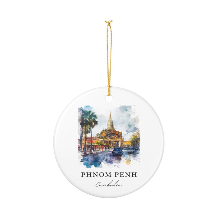 Phnom Penh Ornament: Unique Phnom Penh Souvenir, Phnom Penh Xmas Decor, and Authentic Phnom Penh Gift