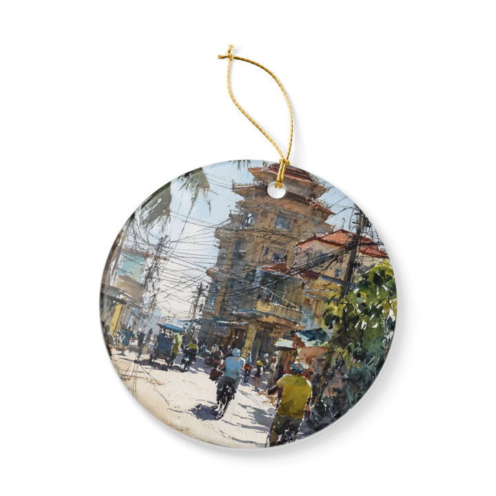 Phnom Penh Ornament: Unique Phnom Penh Souvenir, Phnom Penh Xmas Decor, and Authentic Phnom Penh Gift