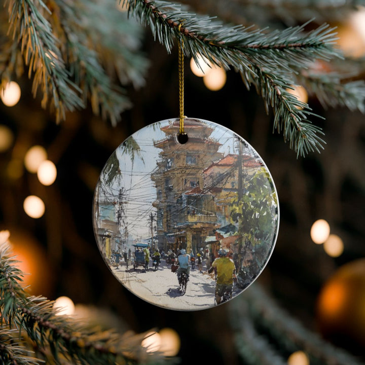 Phnom Penh Ornament: Unique Phnom Penh Souvenir, Phnom Penh Xmas Decor, and Authentic Phnom Penh Gift