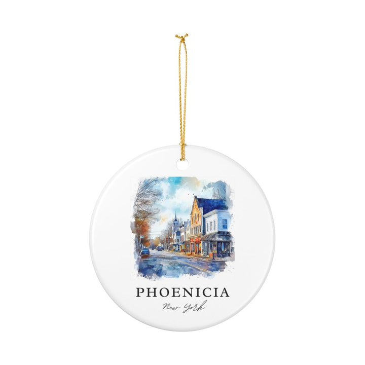 Phoenicia New York USA Ornament: Unique Phoenicia Souvenir, Phoenicia New York Xmas Decor, and Authentic Phoenicia Gift