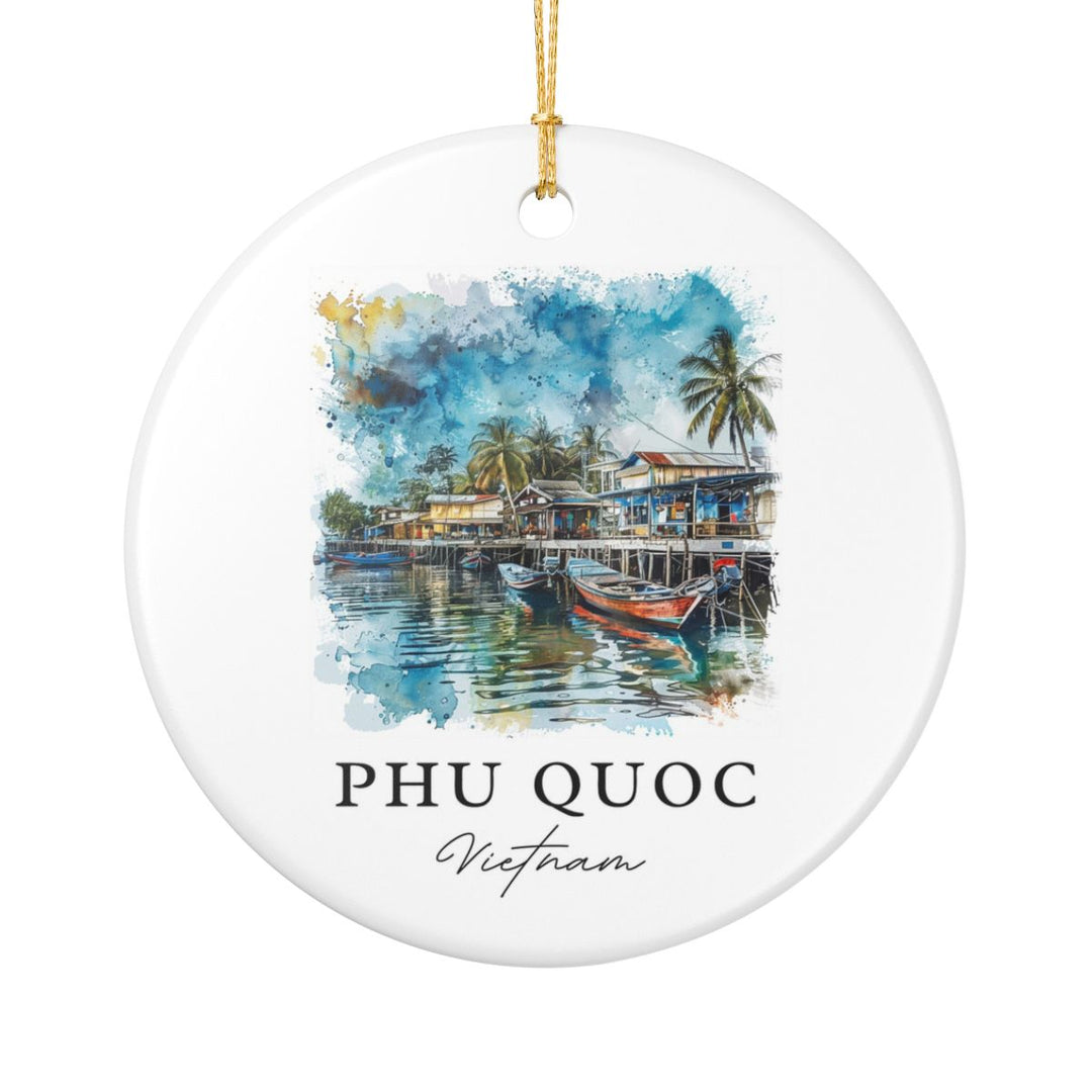 Phu Quoc Vietnam Ornament: Unique Phu Quoc Souvenir, Phu Quoc Vietnam Xmas Decor, and Authentic Phu Quoc Gift
