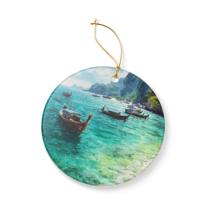 Phuket Thailand Ornament: Unique Phuket Thailand Souvenir, Phuket Thailand Xmas Decor, and Authentic Phuket Thailand Gift