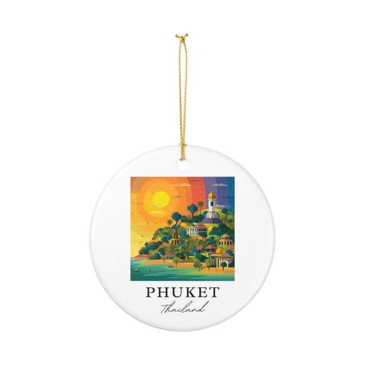 Phuket Thailand Ornament: Unique Phuket Thailand Souvenir, Phuket Thailand Xmas Decor, and Authentic Phuket Thailand Gift