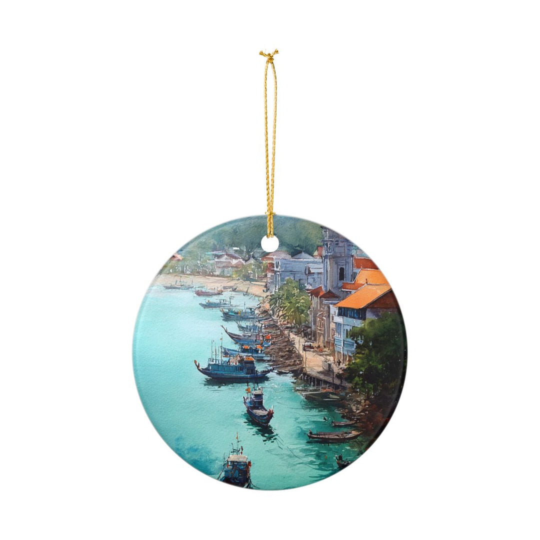 Phuket Thailand Ornament: Unique Phuket Thailand Souvenir, Phuket Thailand Xmas Decor, and Authentic Phuket Thailand Gift