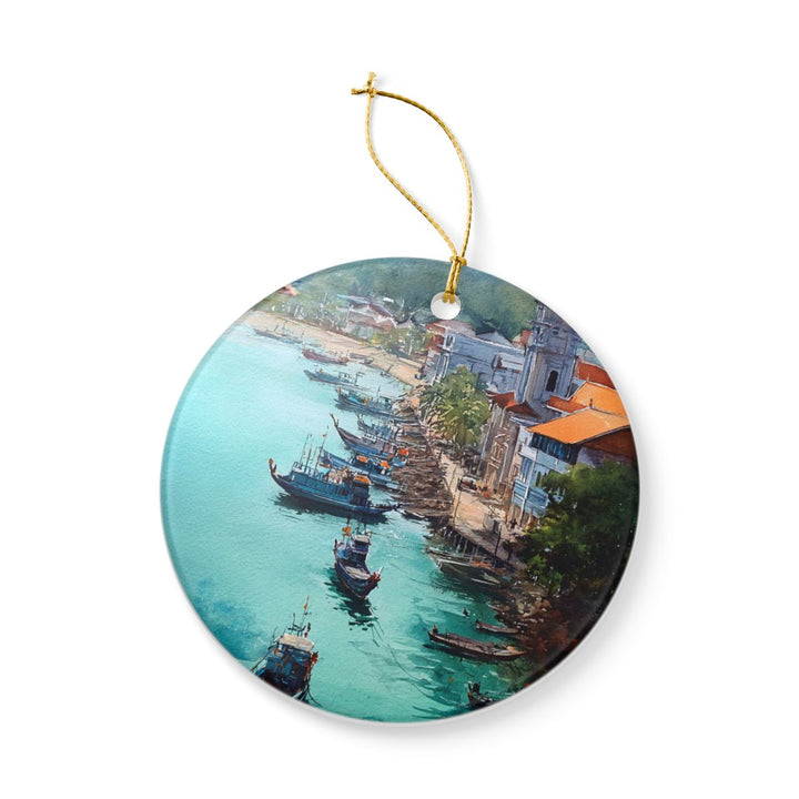 Phuket Thailand Ornament: Unique Phuket Thailand Souvenir, Phuket Thailand Xmas Decor, and Authentic Phuket Thailand Gift