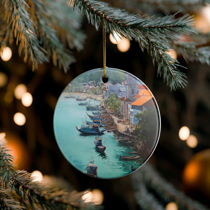 Phuket Thailand Ornament: Unique Phuket Thailand Souvenir, Phuket Thailand Xmas Decor, and Authentic Phuket Thailand Gift