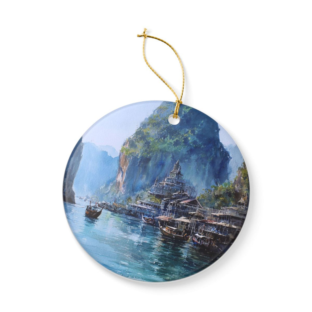 Phuket Thailand Ornament: Unique Phuket Thailand Souvenir, Phuket Thailand Xmas Decor, and Authentic Phuket Thailand Gift