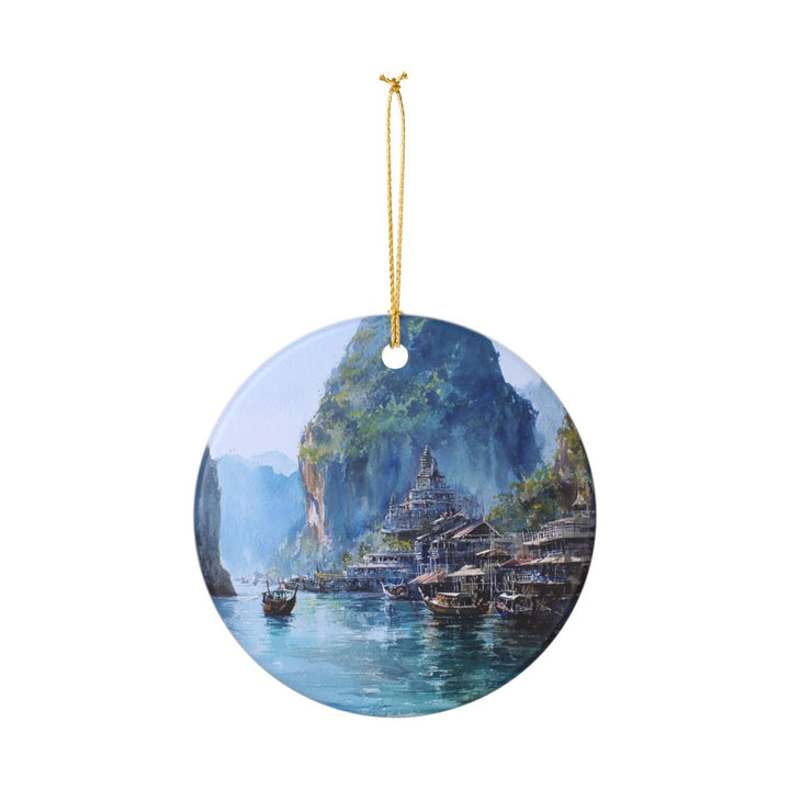 Phuket Thailand Ornament: Unique Phuket Thailand Souvenir, Phuket Thailand Xmas Decor, and Authentic Phuket Thailand Gift