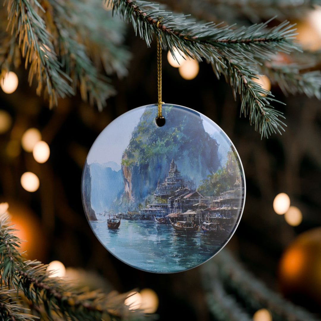 Phuket Thailand Ornament: Unique Phuket Thailand Souvenir, Phuket Thailand Xmas Decor, and Authentic Phuket Thailand Gift